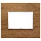 VIMAR - 21653.31 - Plate 3M wood Italian walnut