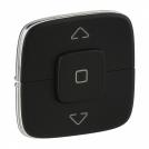 LEGRAND - 7 551 48 Cover plate Valena Allure - roller blind control - black