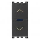 VIMAR - 19196 - Quid -Rolling shutters 2-way switch grey