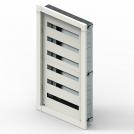 LEGRAND - 3 372 26 XL³ S 160 flush-mounting 24-modules per row cabinet with fixing lugs - RAL 9003 - 6 rows - 144 modules - 1112x667x138 m