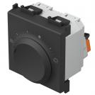 TEM - EM38SB Heating thermostat 5-30°C 230V max 2A 2M, color Black matt, Modul