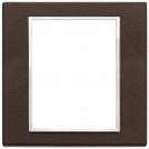 VIMAR - 21668.22 - Plate 8(4+4)M leather tobacco