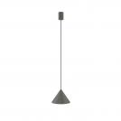 NOWODVORSKI - Hanging lamp 10881 ZENITH S UMBRA GRAY  • Ф20.5см • 1 х 10 W • GU10 • IP20