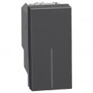BTICINO - Intermediate switch 1M color Graphite Light Now YD4004
