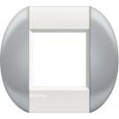 BTICINO - LNB4802TS Round cover plate 2 modules - twin sky 