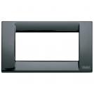VIMAR - 16734.11 - Classica plate 4M metal black