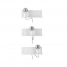 PAULMANN - Аплик с рафт  78915  DEVARA⚡E27⚡230V⚡max. 40W dimmable✴Бял (5)