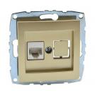 MONO ELECTRIC - MONO ELECTRIC - Internet Rosette DESPINA, Cat6, MN-500-002205-125, TITANIUM