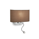 IDEAL LUX - Аплик  SHERATON AP2  Marrone  074917