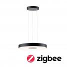 PAULMANN - Пендел   79779   Puric Pane  Smart Home Zigbee 3.0⚡ 2700K⚡ 1200lm / 700lm⚡ 1 х LED 11 / 7W ✴Черен / Сив 