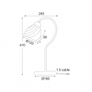 ACA LIGHTING - Table luminaire BYRON DLX7391T 1XE14 (1)