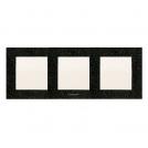 PANASONIC - 3gang Frame Corian Black Quartz WKTF08033CB (1)