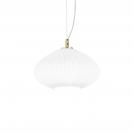 IDEAL LUX - Пендел 285177 PLISSE' SP1 D25 OTTONE SATINATO
