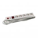 V-TAC - 5 Ways Safe Socket Lighted Switch 3G 1.5mm x 1.4m SKU: 8818 VT-1135-2
