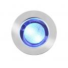 SAXBY - Влагозащитени LED ЛУНИ  IKON ROUND blue 30mm 13890 LED 10x0.45W, 6500K, 80LM, IP67