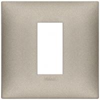 VIMAR - 09661.23 cover plate - 1 centered module matt titanium color NEVE UP