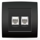 ELMARK - 193711 - COMPUTER SOCKET RJ45 ANTHRACITE CITY 
