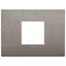 VIMAR - 19652.04 - Classic plate2centrM metal matt titanium