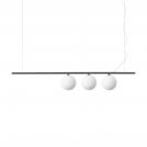 IDEAL LUX - Пендел 307008 PERLINE SP3 NERO