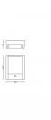 PHILIPS - Фасаден аплик със сензор IP44 Arbour IR 16461/93/P3 4000K (3)