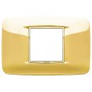 VIMAR - 20682.G24 - Round plate 2centM Galvan.polished gold