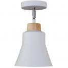 LIS LIGHTING - ceiling luminaire  WOOD 5802PL-H01 E27, 1x40W, H:30, D:17cm, white (1)