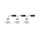 PAULMANN - 93875 LED recessed light Nova Plus Coin basic set 84mm 50° Coin✴3x6W⚡3x470lm⚡230V dimmable⚡2700K✴white matt (1)