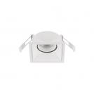 NOVA LUCE - Recessed Downlight  D:9, W:9, H:5 cm., Cut Out: 8.2 cm.  9110114  REINA ⚡ LED GU10 ⚡ 1x10W ⚡ 230V ⚡ IP20 ✴ White 
