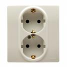 LEGRAND - 764644 Double 2P+E socket ivory