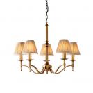 INTERIORS 1900 - Полилей   STANFORD antique brass 63627   E14, 5x40W