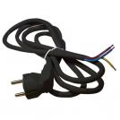 EMOS - Power supply cable, 3x1.5mm2, 3m, black