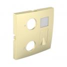 EFAPEL - Face plate for RTV - RJ45 / RTV - RJ45 multimedia outlets GOLD 90774 TDU LOGUS 90