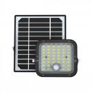 V-TAC - 10W LED Соларен Прожектор LiFePo Батерия 3.7V Черен 4000K SKU: 10314