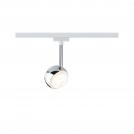 PAULMANN - Спот за шина 95456 URail LED track spot Capsule II single spot ⏺439lm  6.3W  2700K  dimmable ~ 230V ⏺Бял / хром