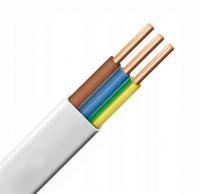 КАБЕЛ - Плосък Електрически Кабел (Безмостов) E-YDYp 3×4 mm2