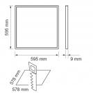 ULTRALUX - LPV664060 LED panel 600х600 40W, 6000K, 220V-240V AC (1)