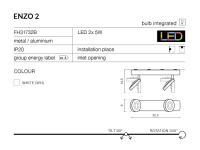 AZZARDO - Спот ENZO 2 LED FH31732B / AZ0670 (3)