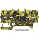 WAGO - Terminal YELLOW/GRAY 1.5mm2 4-wire SCREWLESS series TOPJOB® S  2001-1401/000-053