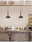 NOVA LUCE - Pendant luminaire  NUORESE 8942202  E27 1x40W Bulb Excluded D: 20 H1: 35 H2: 120 cm