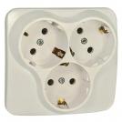 ATRA - Contact triple Classic 12 Cream 5312 16A 250V