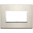 VIMAR - 21654.04 - Plate 4M aluminium neutral bronze
