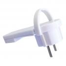 GAO - Щепсел плосък бял 16A 2P+T IP20 0152H