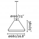FARO - pendant luminaire SAIGON 71579C-07 E27, 15W (1)