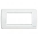 VIMAR - 16754.01 - Rondò plate 4M metal white