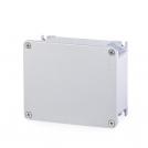 SCAME - Junction Box 140х115х60mm IP66 UV, solid walls, screw closure aluminium Alubox 653.01
