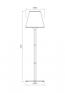REDO GROUP - Градински лампион PINO 9979 LA 1.8M E27 1X23W IP65 DG (1)