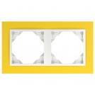 EFAPEL - DOUBLE FRAME YELLOW/ICE 90920 TRG LOGUS 90 Animato