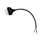V-TAC - Power Cable Black 0.3m 3x0.75mm² SKU: 10177