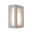 ACA LIGHTING - Аплик MK062W  IP65 E27 Max.7W WHITE CEMENT & PC DIFFUSER