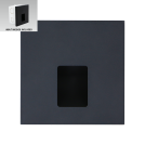 EMITHOR - 70425 LED луна за вграждане в стълбище 1W, 55lm, 4000K, 230V черна Step light Vix